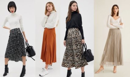 Trendy jaro - léto 2019 plisová sukně